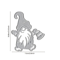 Christmas Santa Claus Die Cuts Snowflake Santa Cutting Dies DIY Scrapbooking