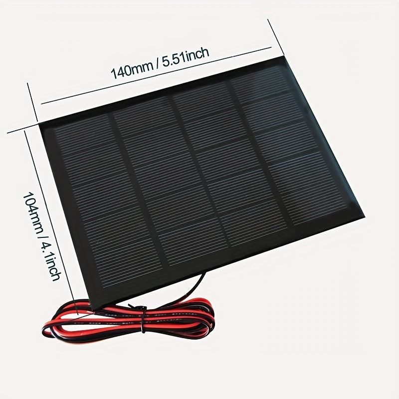 Solar Panel Outdoor 104mm 6V 320MA 1 8Wp DIY Epoxy Board PET Power Generation
