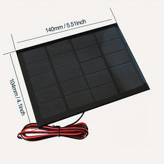 Solar Panel Outdoor 104mm 6V 320MA 1 8Wp DIY Epoxy Board PET Power Generation