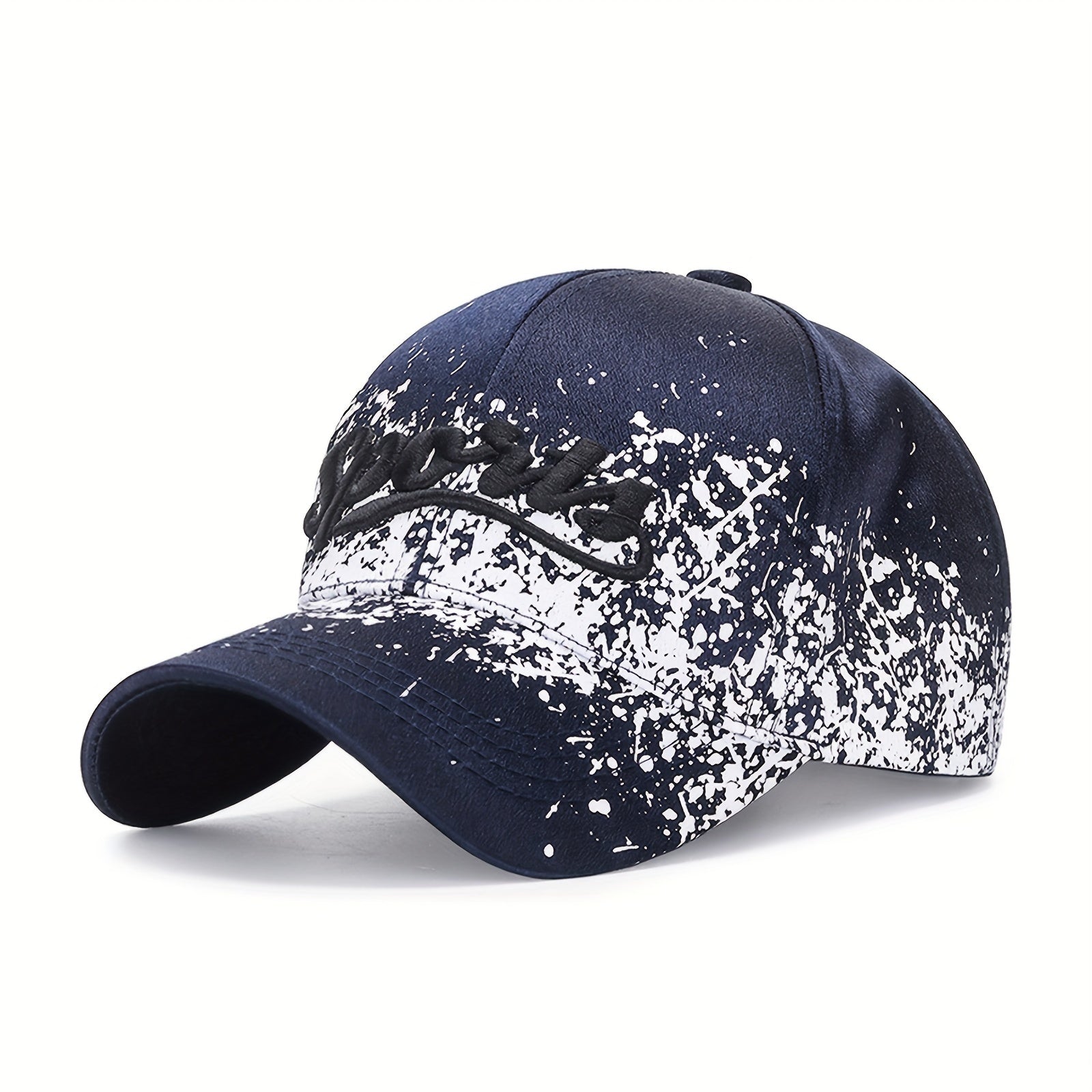 Ink Dot Print Baseball Cap Men Women