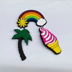 Cartoon Bag Charms Detachable Beach Tote Bag Accessories