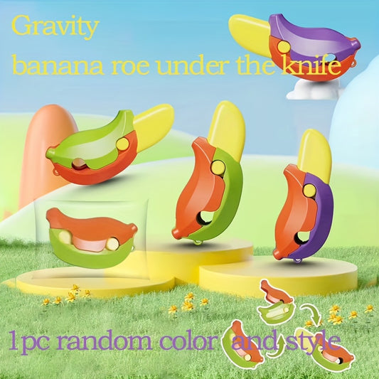 Banana Carrot 3D Printed Gravity Stress Relief Toy