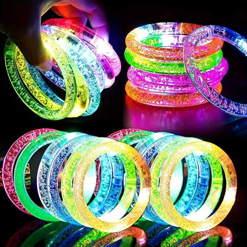 Christmas Colorful Acrylic Luminous Bracelet Fluorescent Bracelet
