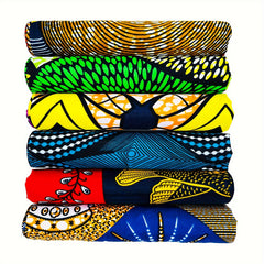 6pcs Fabric Fat Quarters Print Fabric for Sewing Face Covering