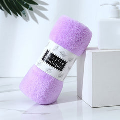 Coral Velvet Bath Towel Thick Water Absorbent Hairless Adult Gift Beach Towel