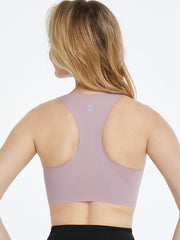 Women's Seamless Racerback Fitness Yoga Bra High Elastic