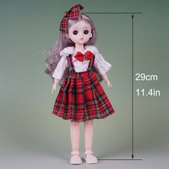 Anime Princess Doll 1pc Jointed BJD PVC Ideal for Girls Birthday Gift