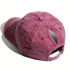 High Ponytail Sun Protection Hat Topless Baseball Cap