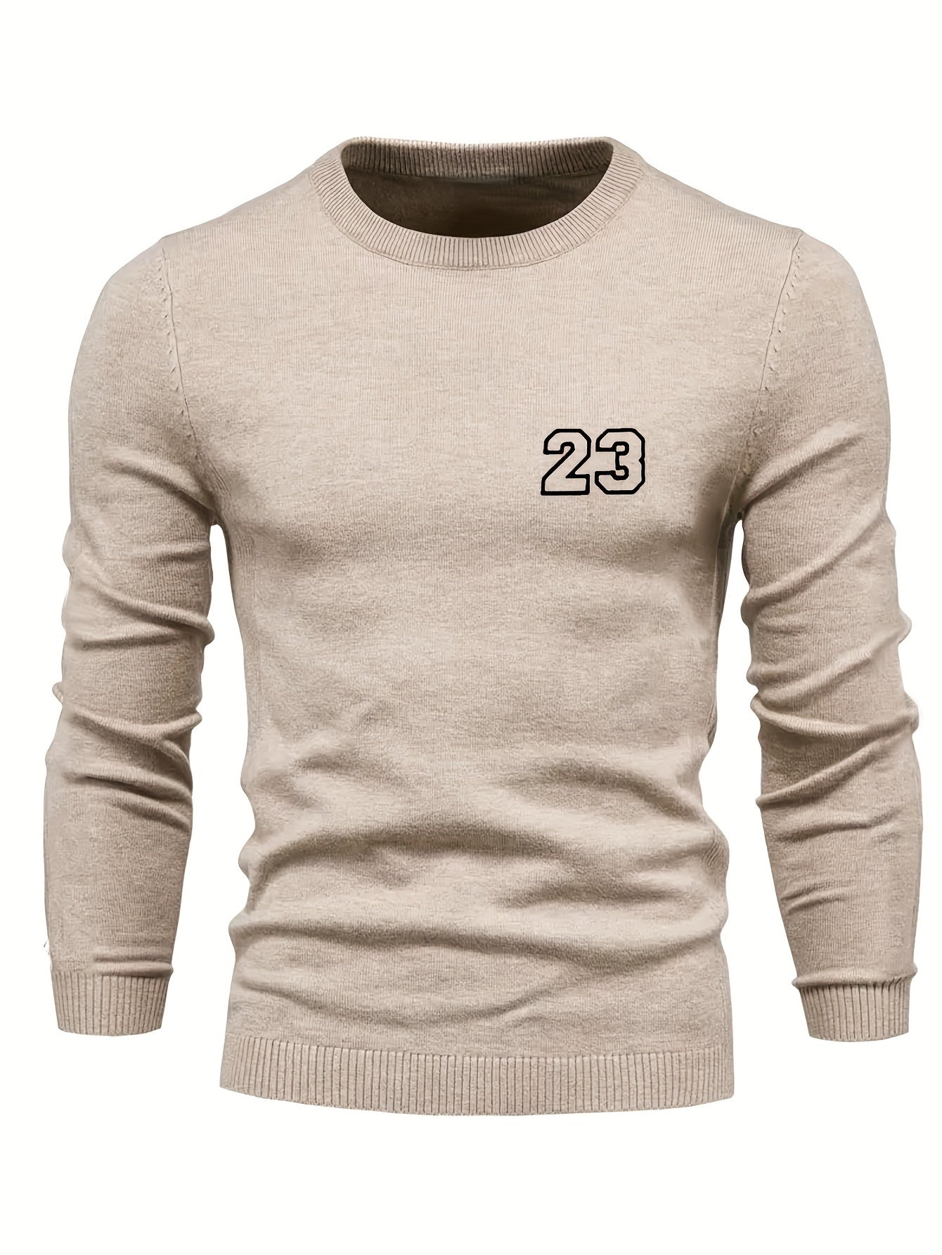 Men's Dad Jokes Pattern Knitted Sweater