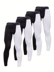 Men's Quick Dry Compression Pants for Outdoor Running Training