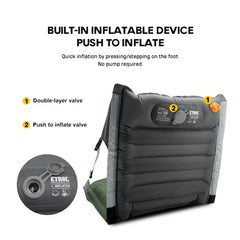 Inflatable Folding Chair Outdoor Portable Camping Recliner Chair