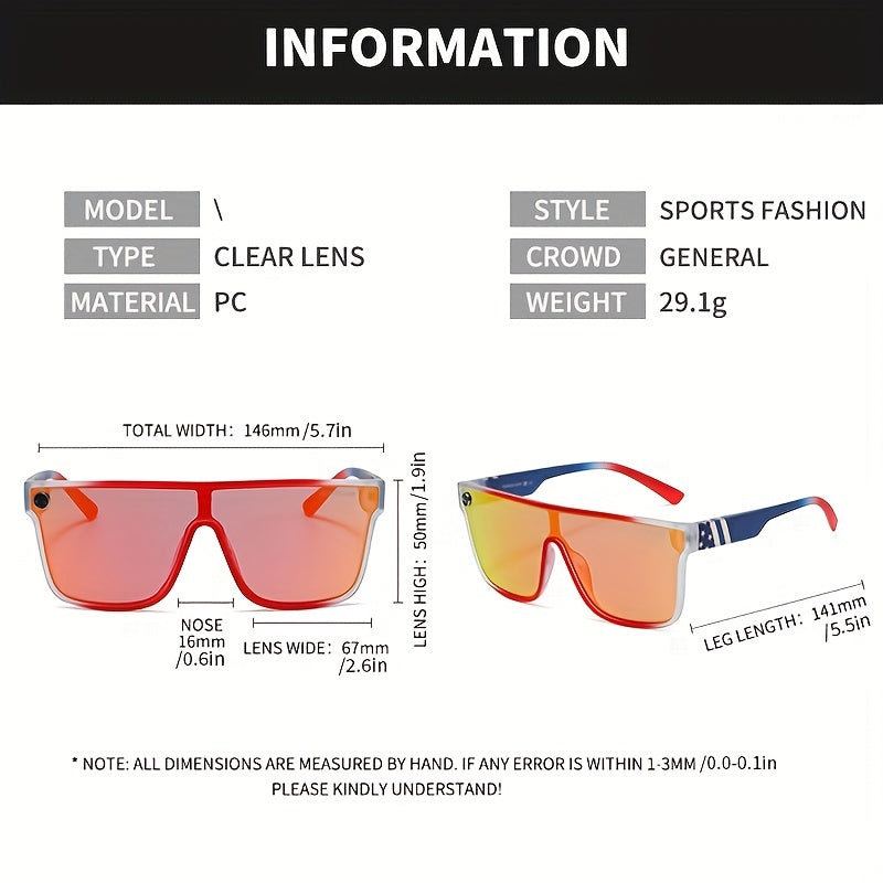 Men's Square Polarized Sunglasses UV Protection