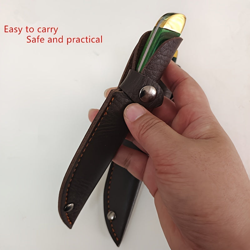 Outdoor Portable PU Leather Sheath for Knife