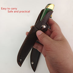 Outdoor Portable PU Leather Sheath for Knife