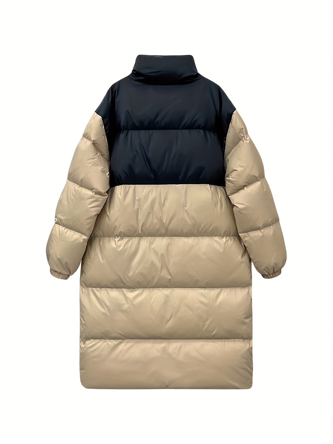 Long Puffer Jacket Women Winter Outdoor Warm Over-The-Knee Coat