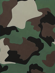 Camo Print Off Shoulder Maxi Dress With Pockets