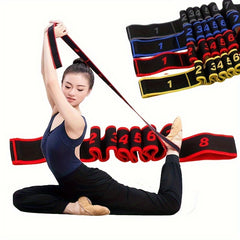 Segmented Yoga Stretching Rope Fitness Resistance Tension Rope