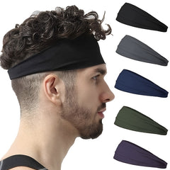 5pcs Non Slip Sports Headband for Running Basketball Football Yoga