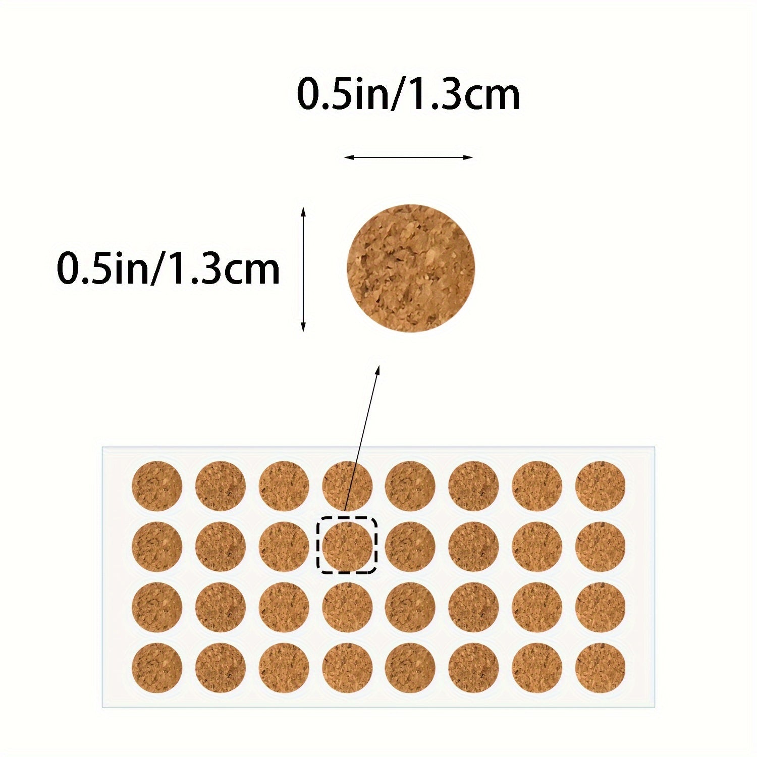 160pcs Vintage Round Labels Wooden Mini Stickers Waterproof Handwriting Tags
