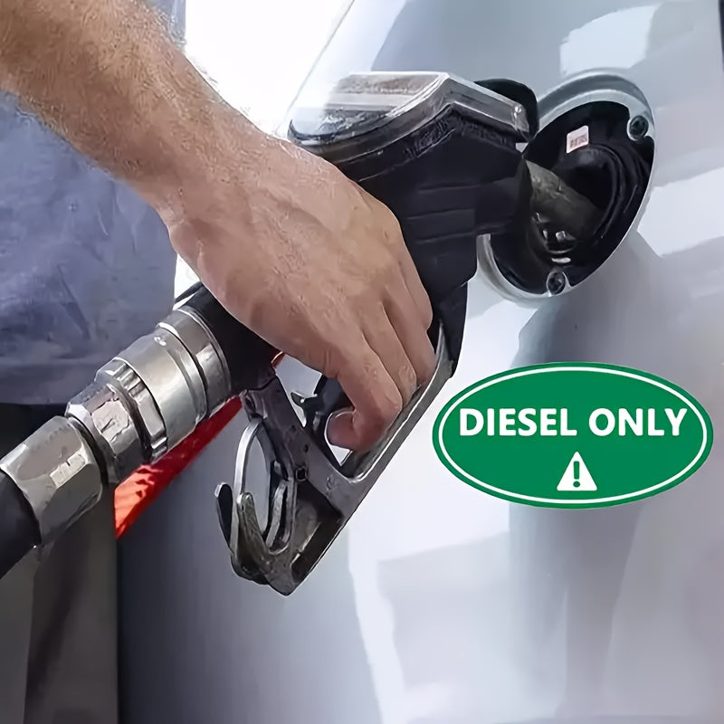 30pcs Diesel Hybrid Fuel Gas Stickers - Filling Type Sign