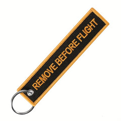 4pcs Letter Charm Keychain Embroidered Bag Car Earphone Acc