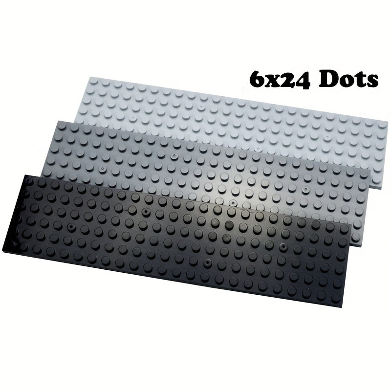 4pcs Thin Bricks 3026 Plate 6x24 Dots DIY Building Blocks Toy