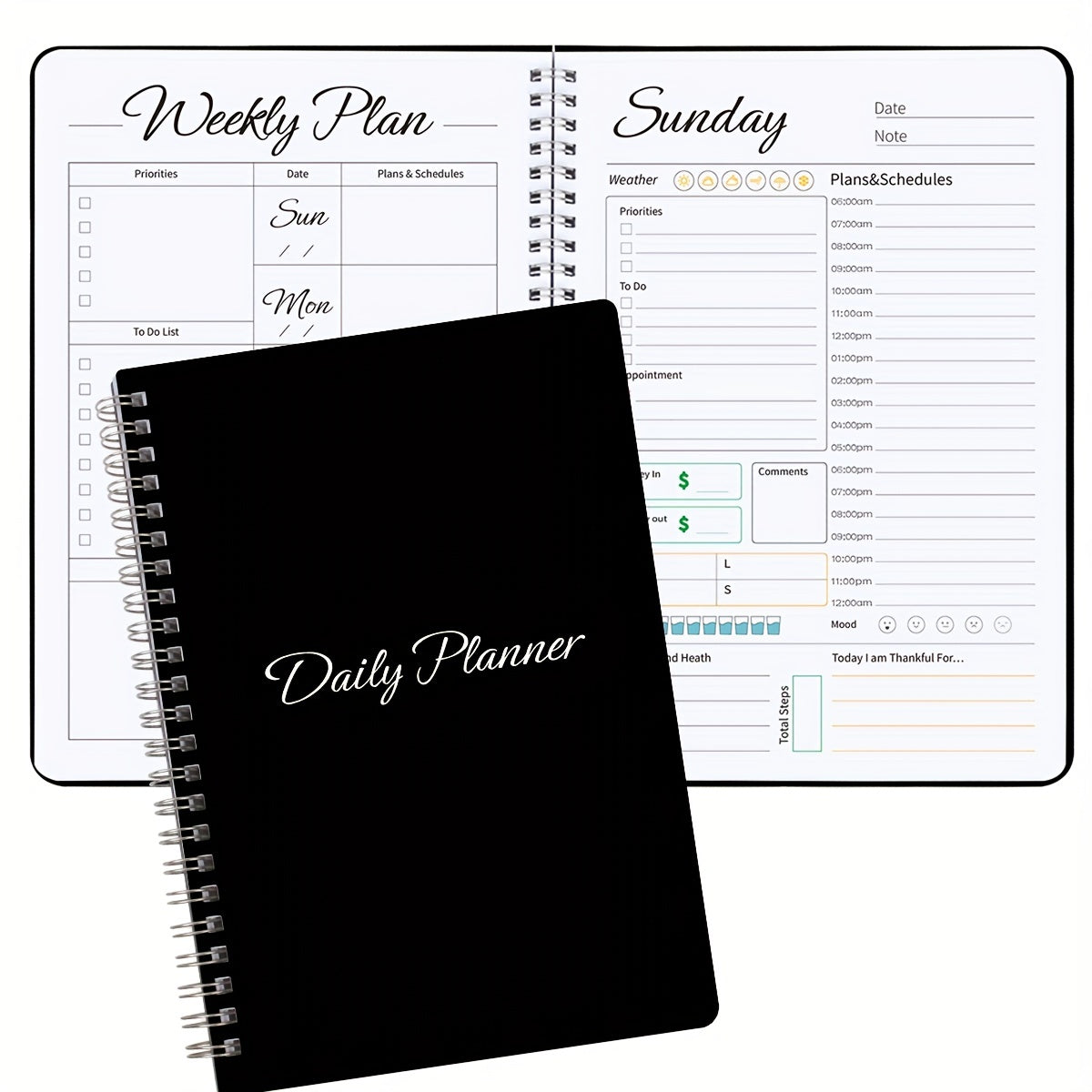 Trees Daily Weekly Planner Notepa...
