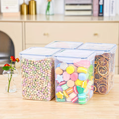 4Pack Large Food Storage Containers 5L BPA-Free Flour Sugar Baking Supplies