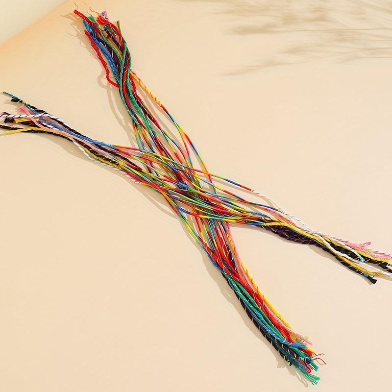 24pcs Mixed Lucky Rope Bracelet For Girls