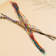 24pcs Mixed Lucky Rope Bracelet For Girls