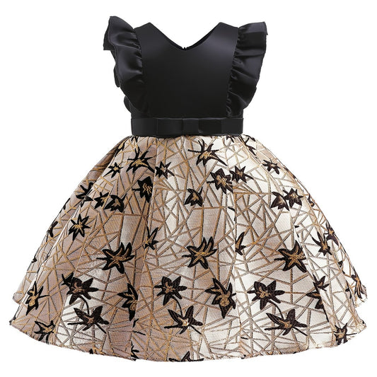 Girls Sleeveless Princess Dress Formal Dress for Christmas Evening Party