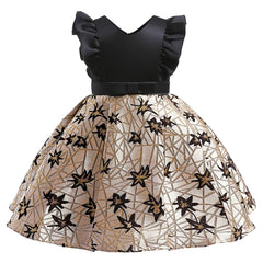 Girls Sleeveless Princess Dress Formal Dress for Christmas Evening Party