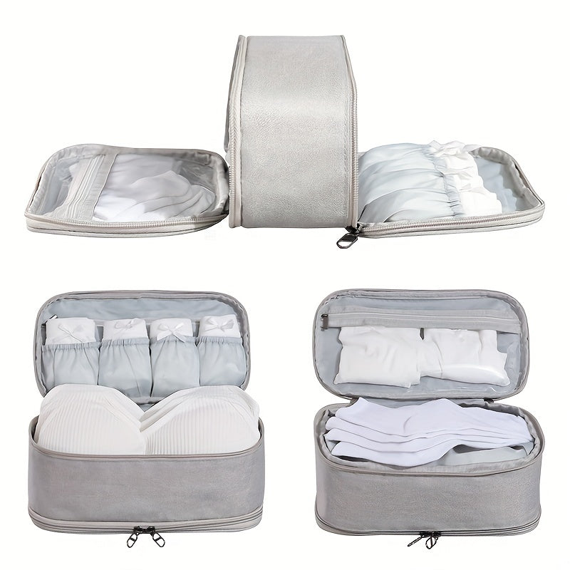 Minimalist Underwear Storage Bag Zipper Travel Organizer