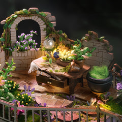 DIY Dollhouse Kit with Furniture Wooden Crafts Girls Men