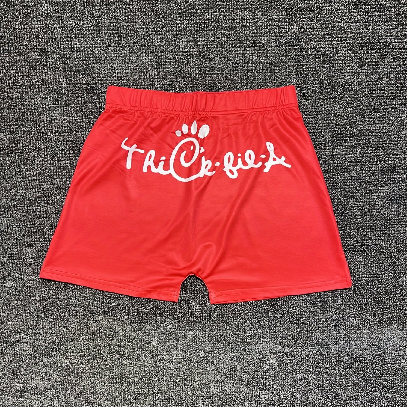 Letter Print Skinny Biker Shorts for Women