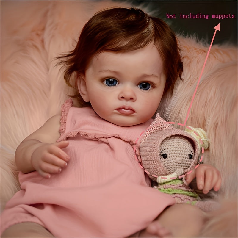 Realistic Soft Touch Collectible Art Doll 3D Painted Reborn Doll