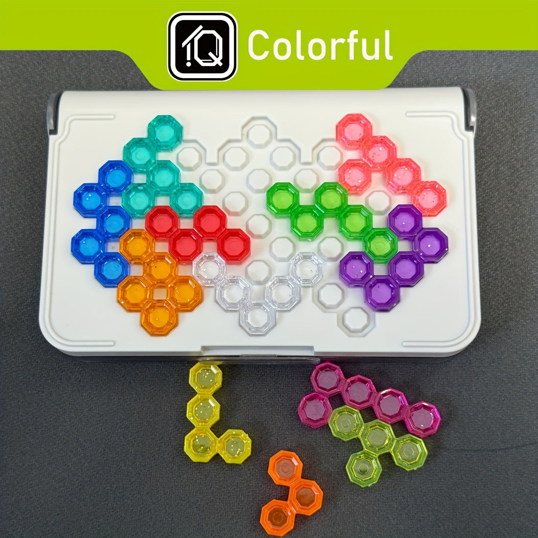IQ Puzzle Game 80 Challenges Boys Girls Brain Teaser Birthdays Parties