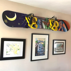 Wall Mounted Snowboard Rack - Easy Installation - Skiing Board Display Rack