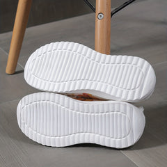 Duck Print Mesh Breathable Woven Shoes Lightweight Comfortable Sneakers