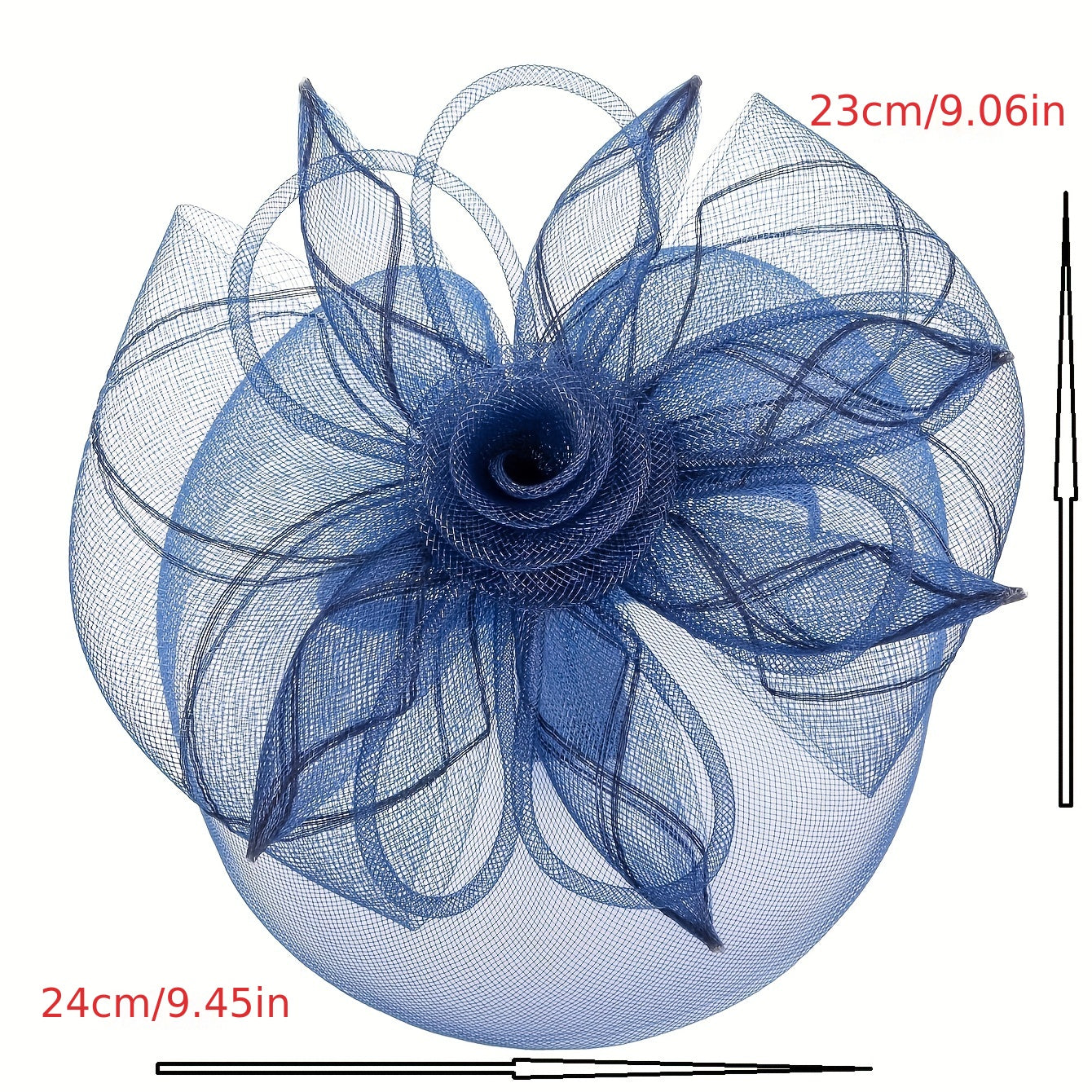 Women Flower Headband Party Birthday Horse Race Wedding Hat Derbyhat