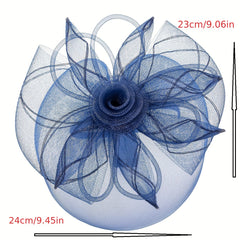 Women Flower Headband Party Birthday Horse Race Wedding Hat Derbyhat