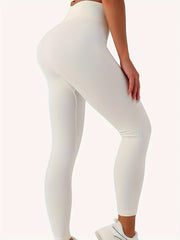3pcs Ribbed Butt Lifting Leggings High Waist Yoga Pants