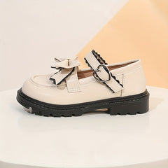 Vintage Bowknot Loafer Shoes Lightweight Comfortable Flat Shoes