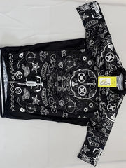 YTCYCLE Men's Zip Up Skull & Graffiti Cycling Jersey