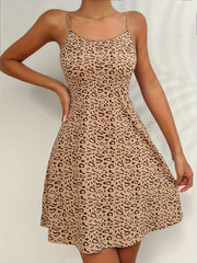 Leopard Print Cami Nightdress Women's Sleepwear