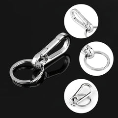 6pcs Metal Clip Keyring Car Keychain Hook for Outdoor Camping Hiking