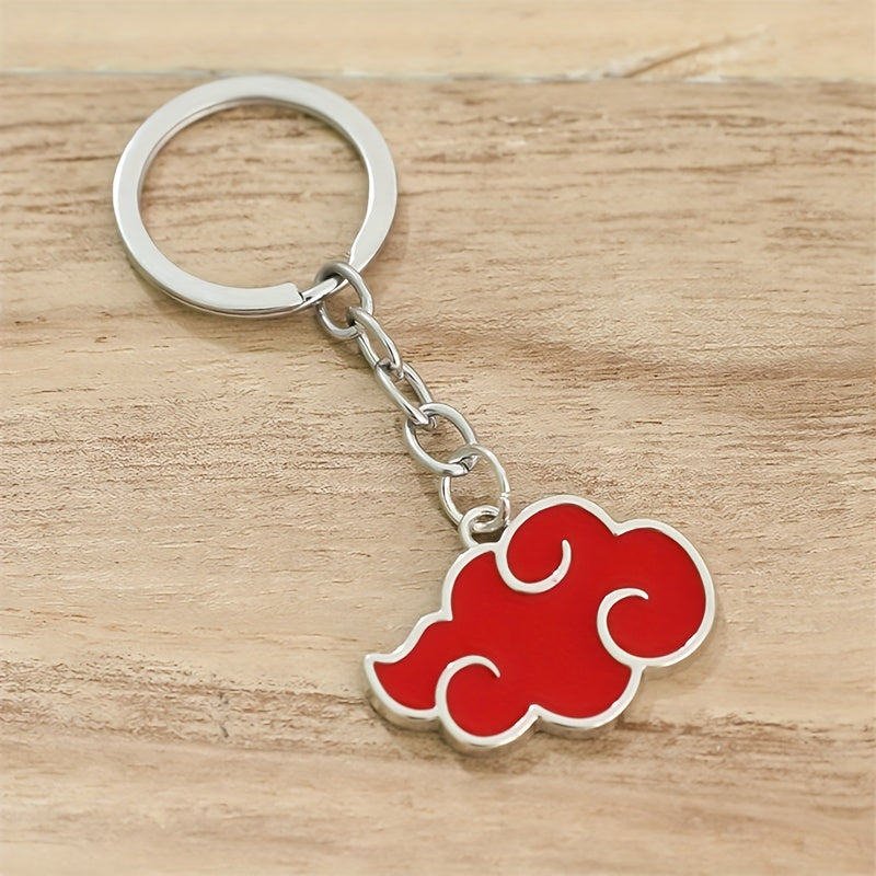 Personality Red Cloud Keychain Car Bag Pendant