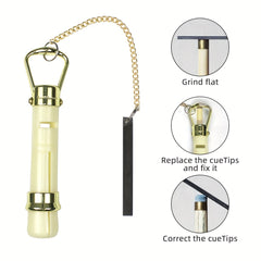 Billiard Tip Press With Plastic Handle Pool Cue Repairer