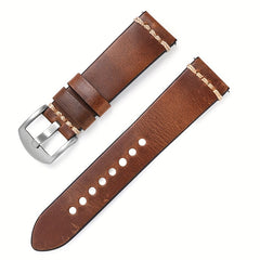 Hand stitched Leather Strap 20 22mm Quick Release Spring Bar Strap