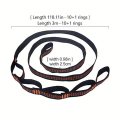 2pcs 3m High-Strength Tree Binding Straps for Outdoor Swing Safety